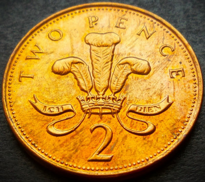 Moneda 2 PENCE - ANGLIA, anul 2000 * cod 3269 foto