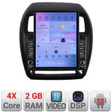 Navigatie Mitsubishi ASX 2017-2021 model facelift Android radio gps internet quad core 2+32 ecran vertical 9.7&quot; Kit-026-facelift+EDT-E708 CarStore Tec