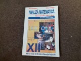 ANALIZA MATEMATICA MANUAL PENTRU CLASA A XIi-A CALCUL INTEGRAL ILIE STANESCU