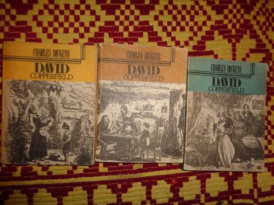 david copperfield - charles dickens / 3 volume /an 1984 foto