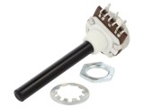 Poten&Aring;&pound;iometru axial 10k&Icirc;&copy; logaritmic OMEG cu montare THT