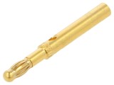 Mufă Banană Aurită 4mm 19A/32A
