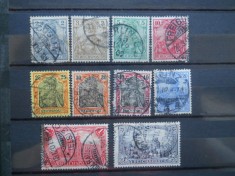1902 GERMANIA REICH REICHPOST foto