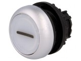 Comutator Apăsare 22mm Alb IP67