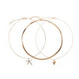 Colier ALDO auriu, SEASCHARMS 972, din metal