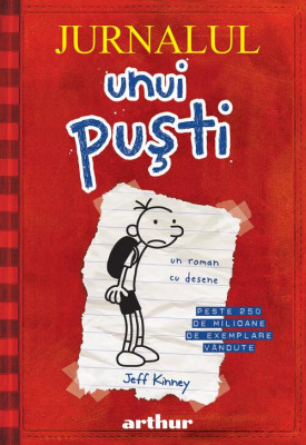 Jurnalul Unui Pusti 1, Jeff Kinney - Editura Art foto