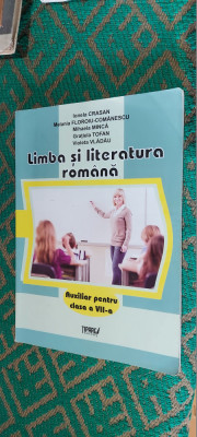 LIMBA SI LITERATURA ROMANA CLASA A 7 A CRASAN TOFAN COMANESCU VLADAU foto