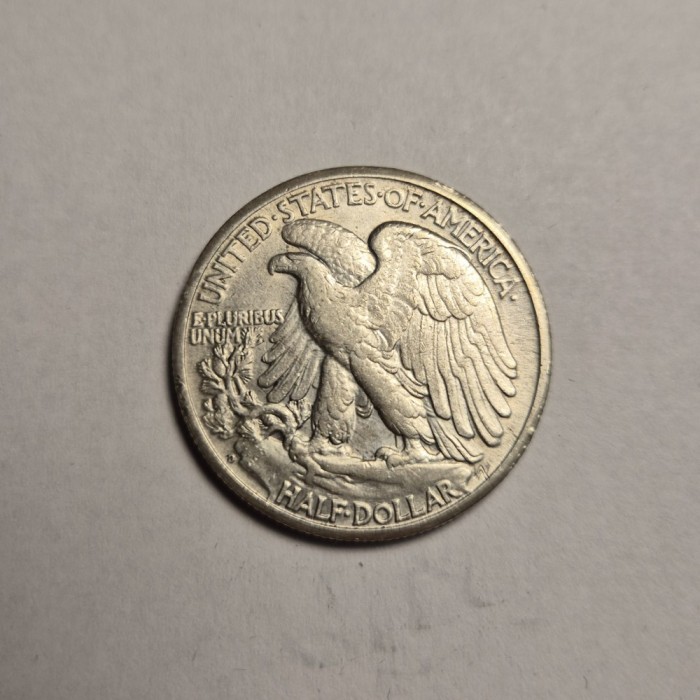 Half Dollar 1945 Frumos