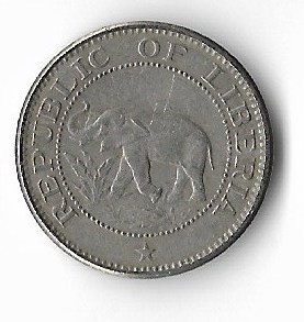 Moneda 5 cents 1975 - Liberia