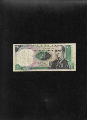 Venezuela 20 bolivari bolivares 1987 seria21106180 foto