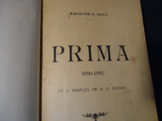 PRIMA-1890-1895-HARALAMB G. LECCA-PREFATA- B.P. HASDEU-338 PG- foto