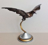 Acvila de munte - statueta din fonta, artizanat industrial din comunism, Epoca de Aur, Statuete