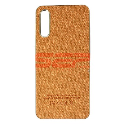 Toc TPU Leather Denim Samsung Galaxy A30s Gold foto