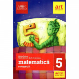 Matematica pentru clasa a V-a semestrul I Clubul matematicienilor. Avizat MEN 2018, autor Marius Perianu, Clasa 5
