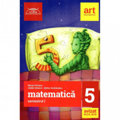 Matematica pentru clasa a V-a semestrul I Clubul matematicienilor. Avizat MEN 2018, autor Marius Perianu