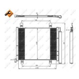 Condensator climatizare, Radiator clima Seat Mii (Kf1); Skoda Citigo; Vw Load Up (Us), Up Nrf 350045