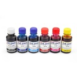 Cerneala refill pentru cartuse HP 6 culori - 100 ml
