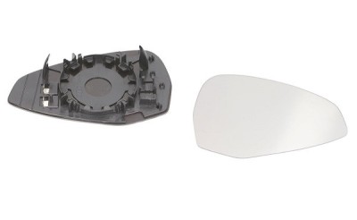 Geam oglinda exterioara cu suport fixare Audi A4/S4 (B9), 11.2015-, Dreapta, incalzita; geam convex; cromat, View Max foto