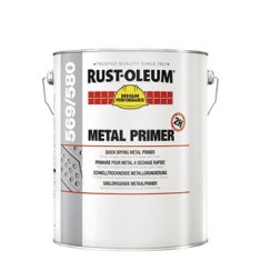 Grund Metal Uscare Rapida, Antirugina, Anticoroziv Gri Deschis 580 5 Litri