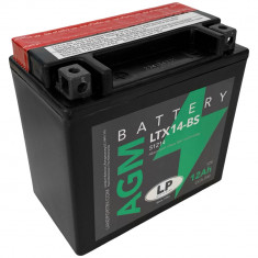 Baterie Moto LP Batteries Agm 12Ah 190A 12V LTX14-BS