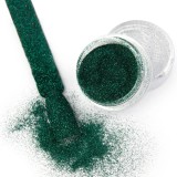 Pulbere decorativă strălucitoare - Efect Velvet nr. 11 - verde &icirc;nchis, 3g, MOLLY LAC