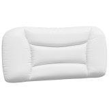 Cumpara ieftin Perna pentru tablie pat, Hvar, alb, 80 cm, piele artificiala
