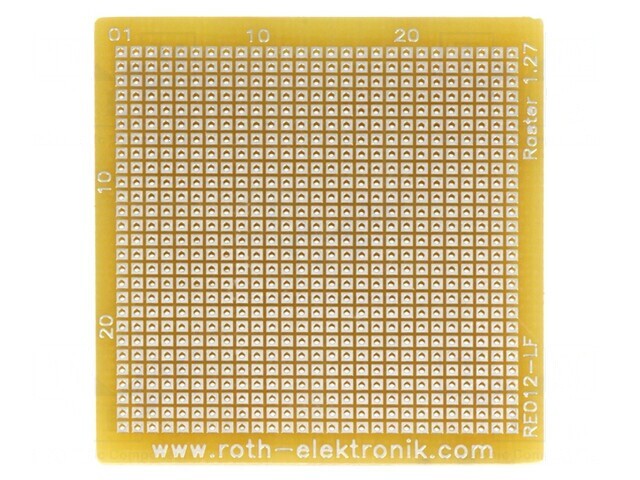 Placă universală singură faţă prototip 38,1mm x 39,17mm