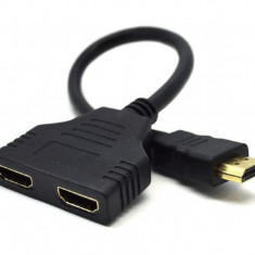 SPLITTER video GEMBIRD, split HDMI la 2 monitoare, conector 1: HDMI (T);