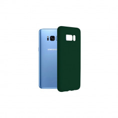 Husa Compatibila cu Samsung Galaxy S8 Plus Techsuit Soft Edge Silicone Verde Inchis foto