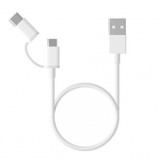 Cumpara ieftin Cablu micro USB - Type C 2 in 1 Xiaomi 30 cm