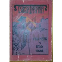 CALENDARUL &quot; DACIA TRAIANA &quot; PE ANUL 1928