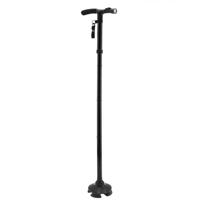 Baston telescopic Trusty Cane, LED, lungime 86 cm, pliabil