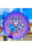 Clopoței de v&acirc;nt 3D &icirc;n formă de elefant, ornament suspendat