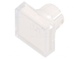 Lentilă Transparentă Plastic 22mm pentru Buton