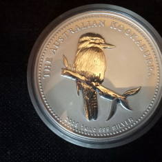 Moneda Argint Pur 999 1 kg Kookaburra din 2005