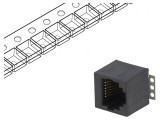Soclu RJ12 6P6C SMT Verticale Cat 5, ENCITECH