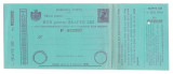 1908 Romania - Cec postal BUN pentru SAPTE LEI, varietate intreg, marca fixa, 1900-1950