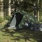 Gossi cort de camping tunel pentru 2 persoane, camuflaj, impermeabil