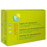 Sonett Tablete Ecologice Masina Spalat Vase Bio 500g (25 buc) - Fara Clor, Fosfati, Enzime - Fabricat in Germania