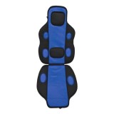 Husa scaun auto 4Cars model Race, Albastru Negru, fixare curele elastice