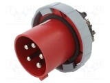 Conector alimentare AC trifazat AMPHENOL IP&amp;S 125A 415V soclu tată IP69K