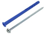 Diblu pin cu șurub 10x160mm oțel zincat - 25 buc. - FF1