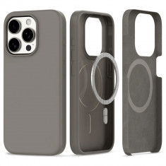 Husa Tech-Protect Silicone MagSafe pentru Apple iPhone 15 Pro Max Titanium