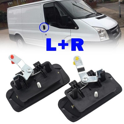 Set Manere Deschidere Usa Exterior Fata Dreapta + Stanga Am Ford Transit 6 2000-2006 1494053 + 1493202 foto