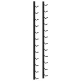 Cumpara ieftin Suport sticle de vin montat pe perete, 12 sticle, negru, fier