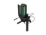 Microfon USB Genesis Radium 250 Cardioid Condenser LED Backlight Negru Suport Fix