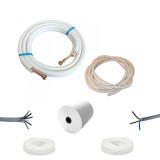 Kit AC 9000-12000 BTU - teava, furtun, cablu, matisat adeziv