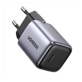 INCARCATOR retea Ugreen, Nexode &amp;quot;CD319&amp;quot; Quick Charge 30W GaN, 1 x USB Type-C 5V/3A, gri &amp;quot;25257&amp;quot; (timbru verde 0.18 lei)