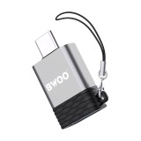 Adaptor OTG USB-A - USB-C BWOO BZ-35, Gri