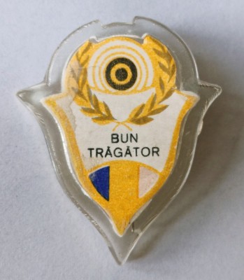 INSIGNA CTA BUN TRAGATOR 39/32 MM CENTRU TEHNICO APLICATIV EMAIL RECE ( CITITI DESCRIEREA ) foto